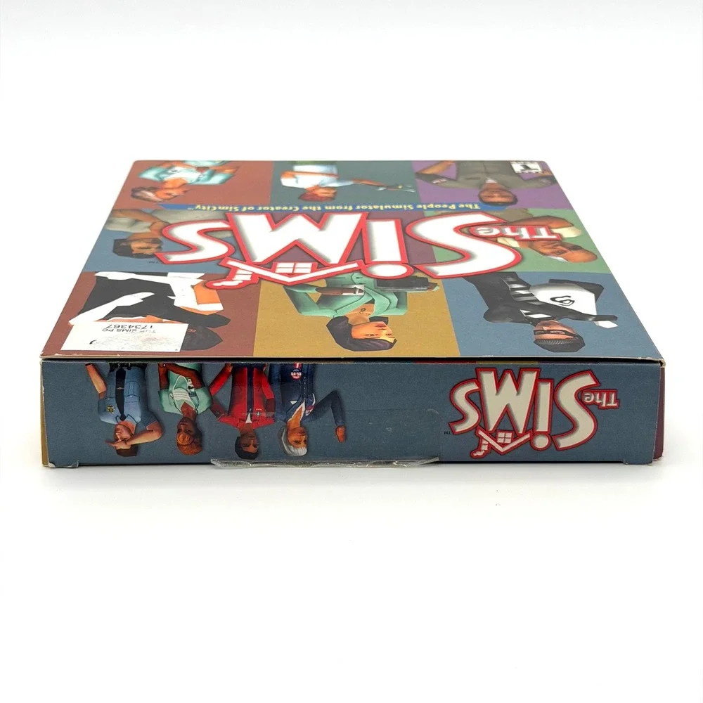 The Sims PC Big Box Game 2000 Maxis EA Complete CIB Manual Reference Card